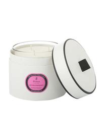 3-lonts-geurkaars Aromatherapy (rozemarijn & bergamot), Houder: glas, Wit, roze, Ø 12 x H 11 cm