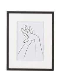 Fotolijstje Austin Hands, Lijst: gecoat MDF, Zwart, 13 x 18 cm