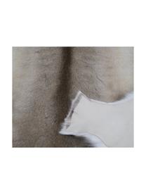 Rentierfell-Teppich Marlen, Rentierfell, Brauntöne, Weiß, Rentierfell-Unikat 141, 75 x 115 cm