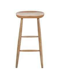 Stołek barowy z drewna mangowego Nino, Drewno mangowe, Drewno mangowe, S 40 x W 78 cm