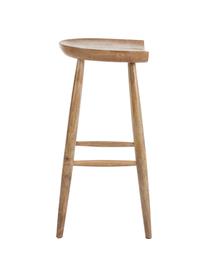 Stołek barowy z drewna mangowego Nino, Drewno mangowe, Drewno mangowe, S 40 x W 78 cm