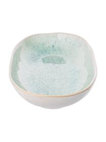 Fuente artesanal esmaltada Areia, Gres, Menta, blanco crudo, beige, L 23 x An 12 cm