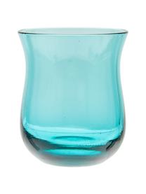 Mundgeblasene Schnapsgläser Diseguale in unterschiedlichen Farben und Formen, 6er-Set, Glas, mundgeblasen, Bunt, Ø 6 x H 6 cm, 90 ml
