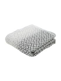 Baumwoll-Tagesdecke Dia mit grafischem Muster, 100% Baumwolle, Schwarz, Weiss, B 180 x L 235 cm (für Betten bis 140 x 200)