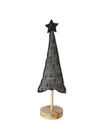 Sapins de Noël décoratifs Skagen, 4 élém., Gris, noir, blanc, brun clair, larg. 13 x haut. 32 cm