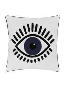 Housse de coussin 45x45 Charms, 2 pièces, Blanc, noir, bleu