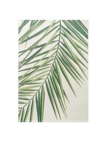 Tapis d'extérieur Capri Palm, 100 % polypropylène, Vert, beige, larg. 80 x long. 150 cm (taille XS)