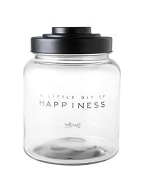 Boîte de rangement Happiness, Ø  16 x haut. 21 cm, Transparent, Ø  16 x haut. 21 cm, 2,5 l