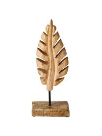 Set 3 oggetti decorativi Leaf, Legno, Marrone, Larg. 12 x Lung. 30 cm