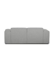 Ecksofa Melva (3-Sitzer) in Grau, Bezug: Polyester Der hochwertige, Gestell: Massives Kiefernholz, Spa, Füße: Kiefernholz Die Füße befi, Webstoff Grau, B 240 x T 144 cm