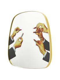 Design wandspiegel Lipsticks, Frame: MDF, Handen met lippenstift, B 54 x H 59 cm