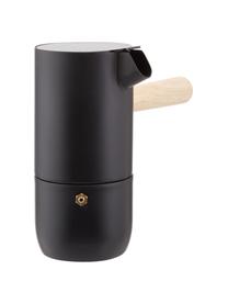 Espresso cafetière Collar, Houder: met teflon bekleed edelst, Container: mat zwart. Handvat: lichtbruin, 340 ml