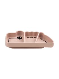 Snackbord Croco met Stick & Stay functie, 100% siliconen, Abrikooskleurig, B 21 x H 3 cm