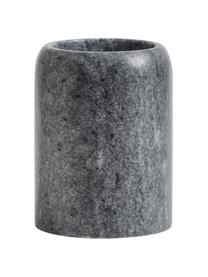 Zahnputzbecher Aggaz aus Marmor, Marmor, Grau, marmoriert, Ø 8 x H 10 cm