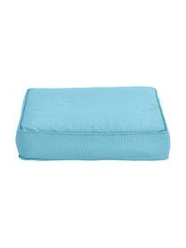 Cuscino sedia alto in cotone blu Zoey, Rivestimento: 100% cotone, Blu, Larg. 40 x Lung. 40 cm