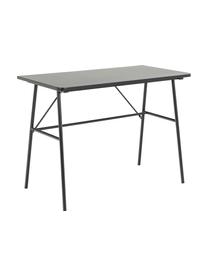 Schreibtisch Pascal in Schwarz, Tischplatte: Mitteldichte Holzfaserpla, Gestell: Metall, pulverbeschichtet, Schwarz, B 100 x H 75 cm