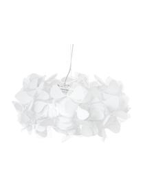 Design hanglamp Clizia Mama Non Mama, Lampenkap: technopolymeer Opalflex®,, Baldakijn: gecoat metaal, Transparant, wit, Ø 53 x H 25 cm