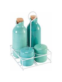 Set olio aceto & saliera pepiera Baita 5 pz, Azzurro, Set in varie misure