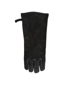 Gant barbecue Protect, 65 % peau de croûte de cuir de vache, 25 % polyester, 10 % coton, Noir, larg. 19 x haut. 41 cm