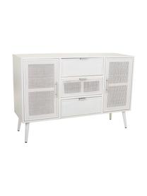 Enfilade rustique Cayetana, Blanc, larg. 120 x haut. 81 cm