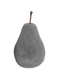 Pieza decorativa Pear, Cemento, Gris, Ø 6 x Al 10 cm