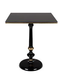 KleinerEsstisch Own The Glow mit Granitstein-Tischplatte, Tischplatte: Granitstein, Schwarz, 65 x 76 cm