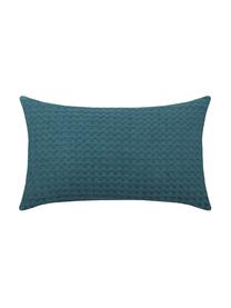 Coussin déco rectangulaire Gopher, Bleu pétrole