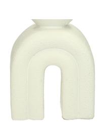 Candelabro moderno Nele, Poliresina, Blanco, An 10 x Al 16 cm