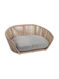 Interiérový/exteriérový pelíšek pro psy Vogue, Světle šedá, béžová, Š 110 cm, H 74 cm