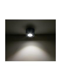 LED plafondspot Anzio in antraciet, Lamp: gecoat aluminium, Antraciet, Ø 8 x H 5 cm