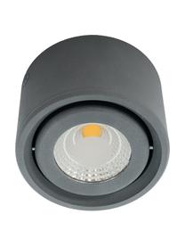 LED plafondspot Anzio in antraciet, Lamp: gecoat aluminium, Antraciet, Ø 8 x H 5 cm