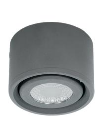 LED plafondspot Anzio in antraciet, Lamp: gecoat aluminium, Antraciet, Ø 8 x H 5 cm