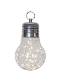 Mobile Hängelampe Bulby mit Timer, Lampenschirm: Kunststoff, Transparent, Ø 15 x H 24 cm