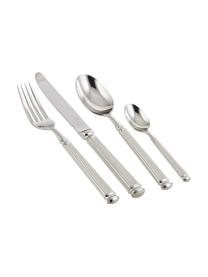 Set 4 posate argentate con struttura scanalata sul manico Elegance, 1 persona, Acciaio inossidabile, rivestimento PVD

Le posate sono in acciaio inossidabile. È quindi durevole, non arrugginisce ed è resistente ai batteri, Acciaio inossidabile, Lung. 21 cm