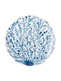 Platos llanos Vassoio, 6 uds., Porcelana, Azul, blanco, Ø 27 cm