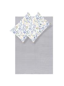 Lenzuola Springfield, Cotone, Bianco, blu, multicolore, 200 x 255 cm