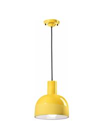 Lampa wisząca z ceramiki Caxixi, Żółty, Ø 22 x W 27 cm