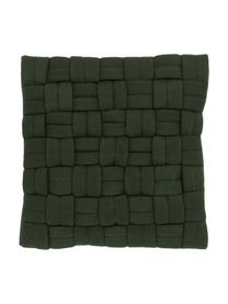 Funda de cojín Norman, Verde oscuro, An 40 x L 40 cm