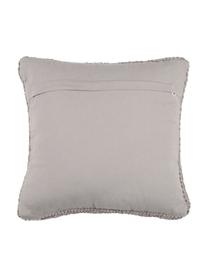 Coussin tricoté gris Stitch, Gris