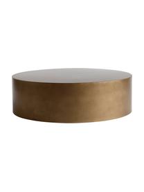 Ronde metalen salontafel Metdrum in honingkleuren, Metaal, Honingkleurig, Ø 85 x H 25 cm