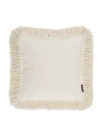 Housse de coussin 40x40 beige Tine, Beige clair