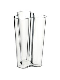 Design-Vase Alvar Aalto, Glas, Transparent, 17 x 25 cm