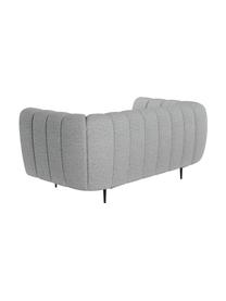 Sofa Shel (2-osobowa), Tapicerka: 100% poliester z uczuciem, Stelaż: drewno liściaste, drewno , Nogi: metal powlekany Dzięki tk, Jasny szary, S 170 x G 95 cm