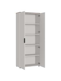 Armoire de bureau Ancona, Beige clair, bois effet noyer, larg. 81 x haut. 197 cm