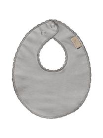 Bavaglino in cotone organico Protect, 100% cotone organico, Grigio, Larg. 20 x Lung. 23 cm