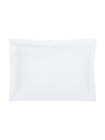 Funda de almohada de satén Premium, 50 x 70 cm, Blanco, An 50 x L 70 cm