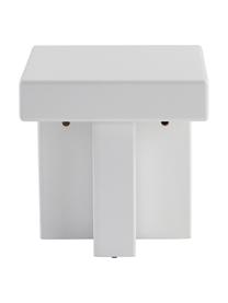 Mesa auxiliar Crozz, Tablero de fibras de densidad media (MDF) pintado, Madera pintada en blanco, B 40 x H 58 cm