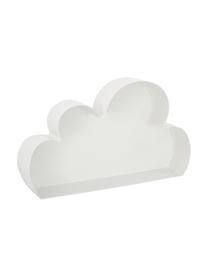 Wandregal Cloud, Metall, lackiert, Weiss, B 40 x H 23 cm