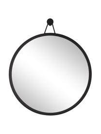 Miroir mural rond noir Lizzy, Noir, Ø 60 x prof. 3 cm