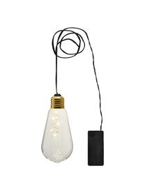 Lámpara decorativa LED Glow, Pantalla: vidrio, Cable: plástico, Transparente, Ø 6 x Al 13 cm